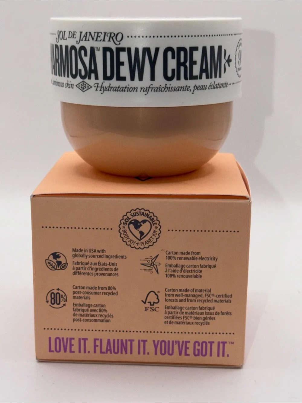 Sol de Janeiro ROSA CHARMOSA DEWY CREAM NEW SCENT! F/S 8.1 Oz. NEW IN BOX!